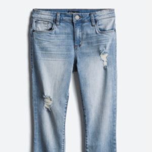 STS BLUE Neve Distressed Frayed Hem Crop Skinny Jean